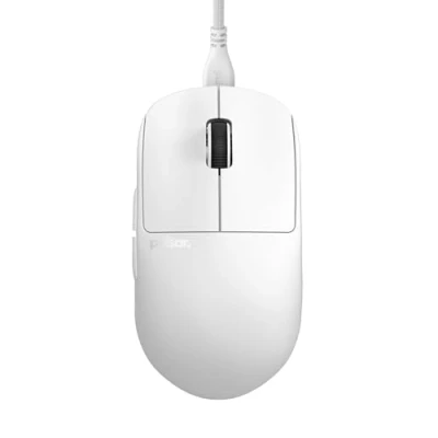 Abbildung von Pulsar Gaming Gears X2H Maus, kabelgebunden, ultraleicht, 51 g, symmetrisch, optischer Schalter, 26000 DPI, Bewegungssynchronisation, PAW3395 Sensor (Medium, weiß)
