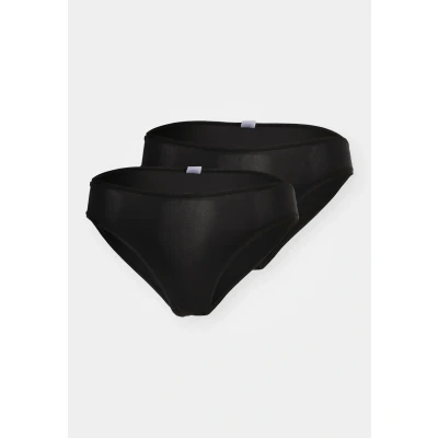Abbildung von Lascana 2 PACK Slip, Damen, Größe: 48/50, Black