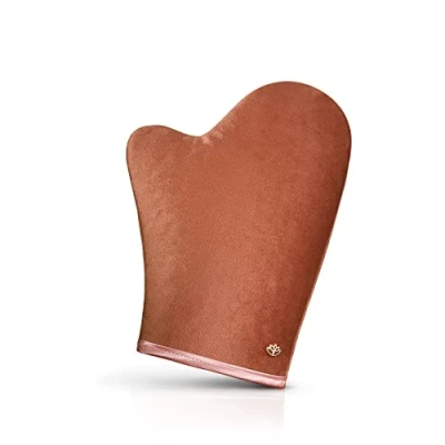 Abbildung von COCOSOLIS PREMIUM Self Tanning Mitt Handschuh zum einfachen und streifenfreien Auftragen von Selbstbräuner für Gesicht Körper