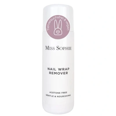 Abbildung von Miss Sophie Nail Wrap Remover I Nagellackentferner für Nagelfolien Milder &amp; schneller Entferner Frei von Aceton Schutz und Stärkung der Nägel Mit Mandelöl Aloe Vera Premium Qualität