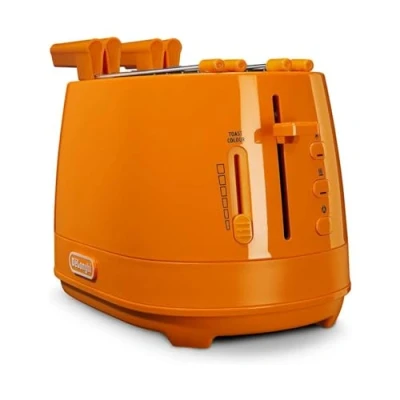 Abbildung von De Longhi CTLAP2203 Toaster mit Zange, 550 Watt. Arancio