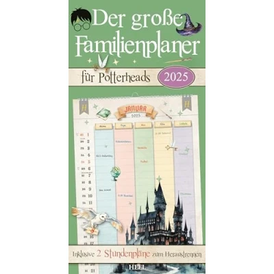 Abbildung von Der große Familienplaner für Potterheads. Kalender 2025: magische alle Harry Potter Fans Familienkalender Wandkalender 2025