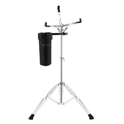 Abbildung von Donner Snare Ständer Höhenverstellbar 66 101cm doppelstrebig Drum Stand mit Drumstick Tasche