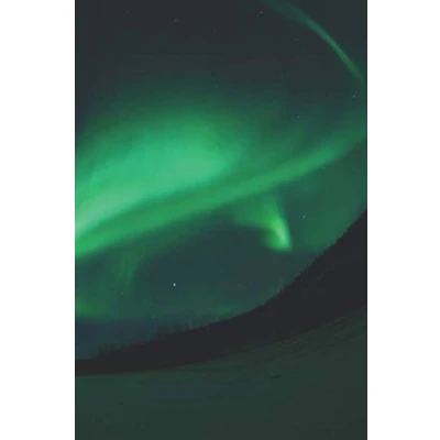 Abbildung von Nordlichter Polarlichter in Norwegen: Notizbuch / Tagebuch mit Polarleuchten Motiv