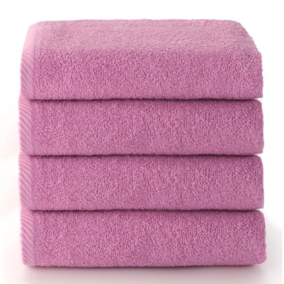 Abbildung von Top Towel Plus Badetücher 4 Gesichts oder Bidettücher 30 x 50 cm 100% Baumwolle Papaya
