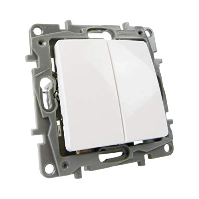 Abbildung von Legrand Doppel Treppenschalter 10A Niloe 764502 2185, bunt