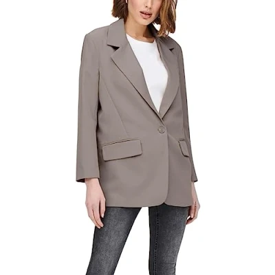 Abbildung von ONLY Onllanaberry Blazer, Damen, Größe: 34, Dark brown