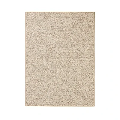Abbildung von BT Carpet Bettumrandung in Woll Optik Wolly Beige Braun, 3 teilig (2 x 67x140 cm; 1 67x250 cm)