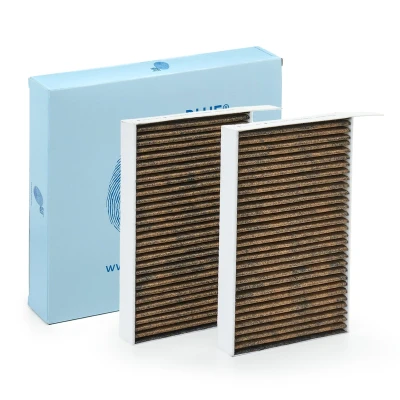 Abbildung von BLUE PRINT ADBP250014 Innenraumfilter mit antibakterieller Wirkung, Aktivkohlefilter 242 142 31 TESLA: Model 3, Y