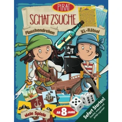 Abbildung von Piraten Schatzsuche Schnitzeljagd ab 8 Jahren: ein versunkenes Schiffswrack &amp; Piratengeheimnis findet mit dem Piratenarmband den sagenumwobenen Schatz! (Bravo Schatzsuche)