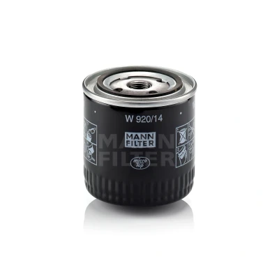 Abbildung von MANN FILTER W 920/14 Ölfilter 3/4 16 UNF mit einem Rücklaufsperrventil Anschraubfilter NISSAN: Pick Up, Primera Saloon, SUNNY 3 Traveller