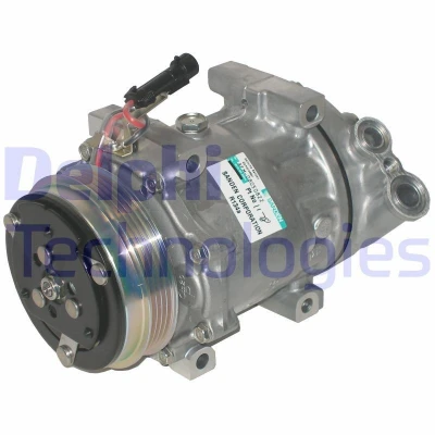 Abbildung von DELPHI TSP0159808 Kompressor Sanden SD7V16 PAG 46 mit Kompressoröl FIAT: Ducato III Van