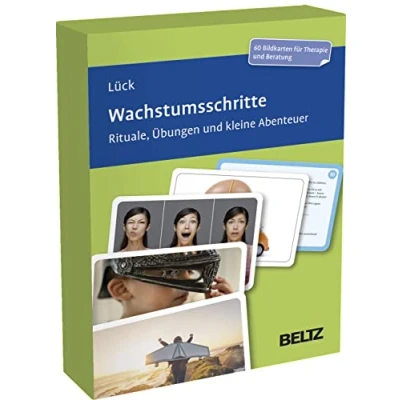 Abbildung von Wachstumsschritte: Rituale, Übungen und kleine Abenteuer in Therapie Beratung. Kartenset mit 60 Bildkarten stabiler Box, Kartenformat 9,8 x ... 24 seitigem Booklet (Beltz Therapiekarten)