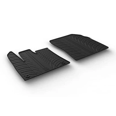 Abbildung von Gledring 0727 Fußmattensatz Gummi 2 schwarz 750mm 550mm CITROËN: Berlingo