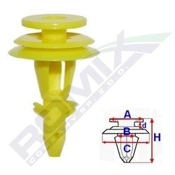 Abbildung von ROMIX C60544 Clip, Zier /Schutzleiste