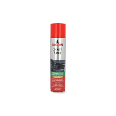 Abbildung von NIGRIN Cockpit Spray Vanille, reinigt wirksam und schonend auch feingenarbte Oberflächen, 400 ml
