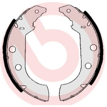 Abbildung von BREMBO S 61 517 Bremsbacken 229 42 mit Zubehör