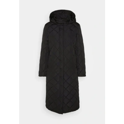 Abbildung von VILA Vikante Quilted COAT Wintermantel, Damen, Größe: 34, Black