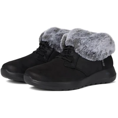 Abbildung von Skechers Onthego Ankle Boot, Damen, Größe: 40, Black/gray Schuhe