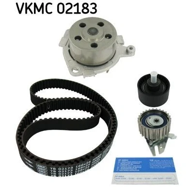 Abbildung von SKF VKMC 02183 Wasserpumpe + Zahnriemensatz 168 ALFA ROMEO: GT, Spider, 156 Sportwagon, FIAT: Punto II Hatchback, Barchetta, BRAVO 1