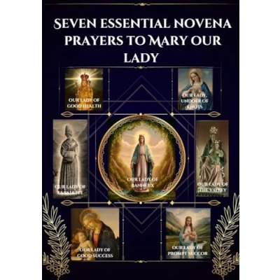 Abbildung von SEVEN ESSENTIAL NOVENA PRAYER TO Our LADY: lady of banneux, the valley, prompt succor, good health, ... success, undoer knots