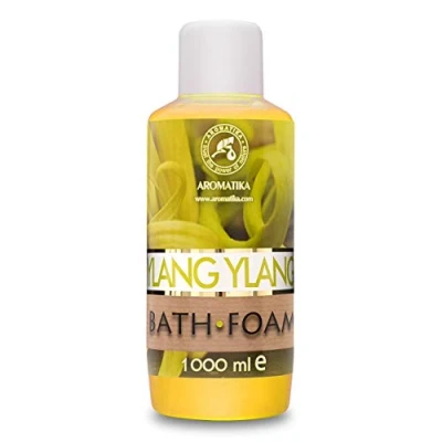 Abbildung von Badeschaum mit Ätherischem Ylang Öl 1000ml für Baden Körperpflege Wellness Guter Schlaf Schönheit Entspannung Aromatherapie SPA Aroma Schaumbäder