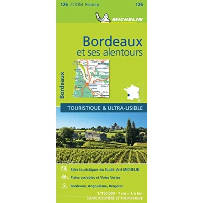 Abbildung von Bordeaux &amp; surrounding areas Zoom Map 126: (Michelin Maps)