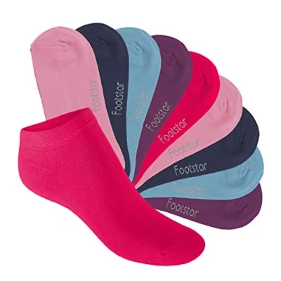 Abbildung von Footstar Kinder Sneaker Socken (10 Paar) Sneak it! Sweet Colours 35 38