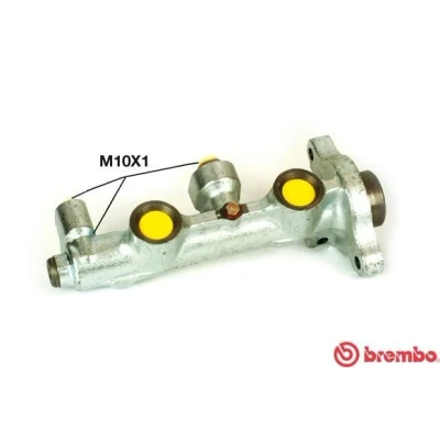 Abbildung von BREMBO M 59 026 Hauptbremszylinder 20,64 Gusseisen 10 x 1 (3) OPEL: Manta B Saloon, Rekord E1 Estate, Kadett C Saloon