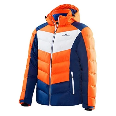 Abbildung von Black Crevice Herren Skijacke, orange/blau/weiß, 52