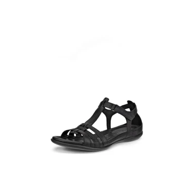 Abbildung von ECCO Damen Flash Sandale, Black Black, 43 EU