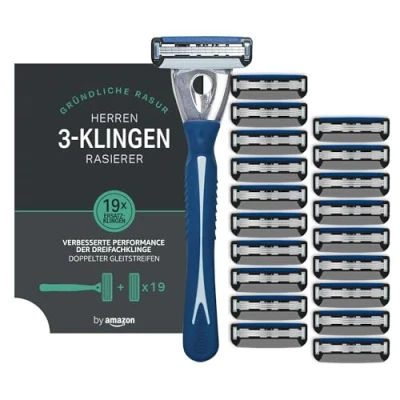 Abbildung von by Amazon Männlicher Rasierer mit 3 Klingen