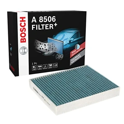 Abbildung von BOSCH 0 986 628 506 Innenraumfilter Aktivkohlefilter 240 209 35 FILTER+ FORD: MONDEO 4 Turnier, C Max, Galaxy Mk2 MPV