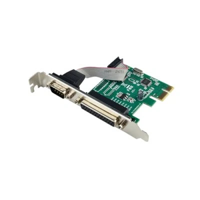 Abbildung von S SIENOC DB25 Parallel Port LPT Printer DB9 RS232 zu to PCI E Express Card Adapter Converter WCH Chipsatz