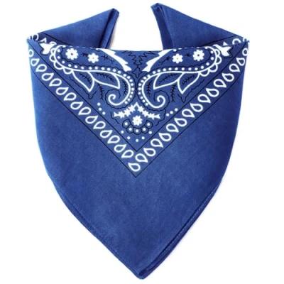 Abbildung von Karl Loven Bandana 100% Baumwolle Premium Qualität für Damen Herren Halstuch Kopftuch original Paisley Muster Headwear Haar Schal Ansatz Handgelenk Kopf Biker