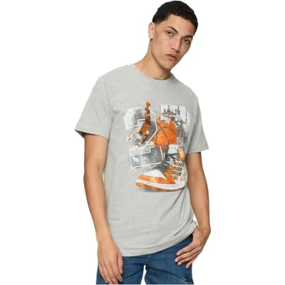 Abbildung von Mister TEE Vintage Ballin Tshirt print, Herren, Größe: XL, Heather grey