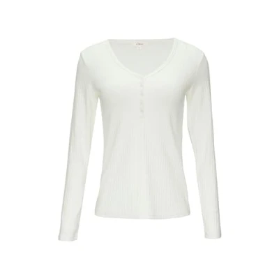 Abbildung von s.Oliver Damen 2158865 T Shirt Langarm, 210, 44