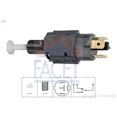 Abbildung von FACET 7.1082 Bremslichtschalter mechanisch Made in Italy OE Equivalent