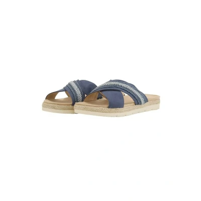 Abbildung von TOM Tailor Licence Flache Pantolette flach, Damen, Größe: 38, Denim Schuhe