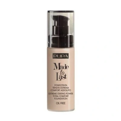 Abbildung von Pupa Made To Last Foundation 030 Natural Beige 30 ml