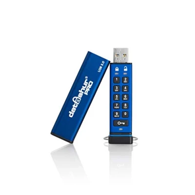 Abbildung von iStorage datAshur PRO 32 GB Verschlüsselter USB Speicherstick Zertifiziert nach FIPS 140 2 Level 3 Passwortgeschützt Staub /wasserbeständig