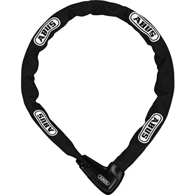 Abbildung von ABUS Kettenschloss Steel O Chain 9809 Fahrradschloss aus gehärtetem Stahl Sicherheitslevel 12 140 cm Schwarz
