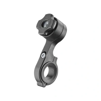 Abbildung von Interphone QUIKLOX Modular System Handyhalter für Fahrradlenker Kompatibel mit Lenkern von 22 bis 31,8 mm Einstellbar 360 horizontal 90 vertikal Schnellverschlusshaken