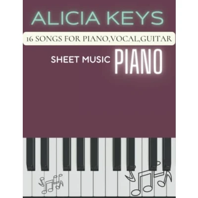 Abbildung von Alicia Keys Sheet Music Piano: 16 Songs For Piano,Vocal,Guitar