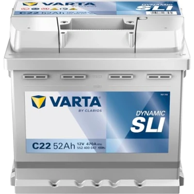 Abbildung von Varta Blue Dynamic 5524000473132 Autobatterien, C22, 12 V, 52 Ah, 470 A, mit PKW
