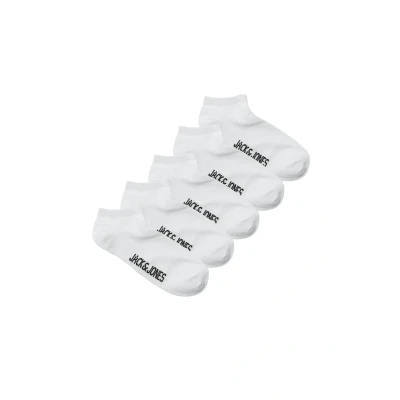 Abbildung von Jack &amp; Jones Junior Dongo 5 PACK NOOS Socken für Kinder, Größe: 33 37, white detail whtie