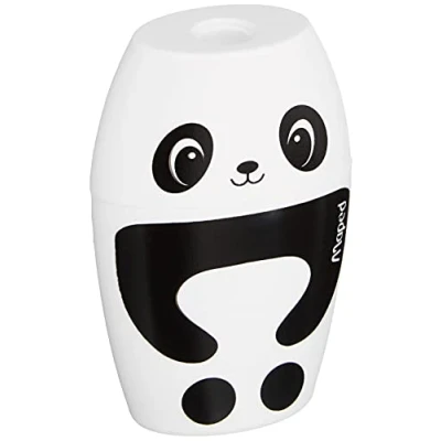 Abbildung von Maped Shaker 34013 Bleistiftspitzer, Panda, Schwarz und Weiß