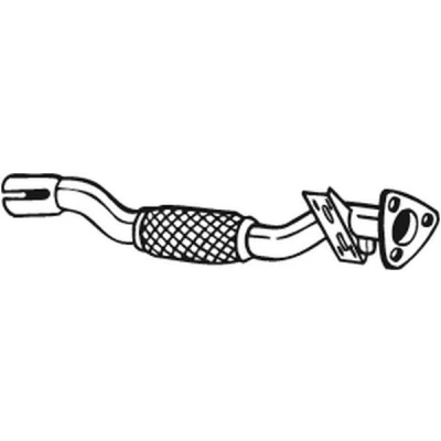 Abbildung von BOSAL 750 155 Abgasrohr OPEL: Corsa D Hatchback