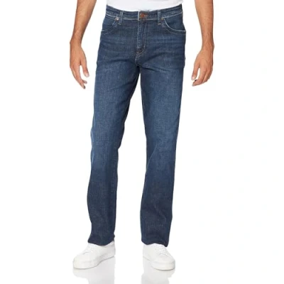 Abbildung von Wrangler Texas Stretch Jeans Straight Leg, Herren, Größe: 36x32, Night break