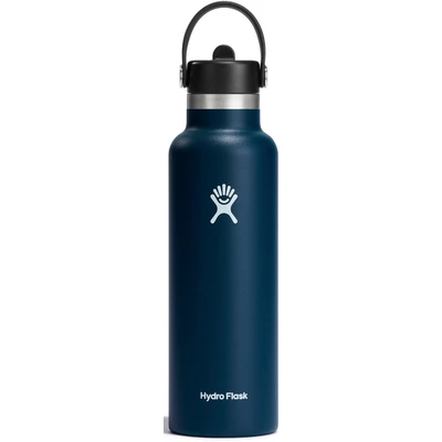 Abbildung von Hydro Flask 21oz / 621ml Standard Mouth + Flex Straw Cap Wasserflasche